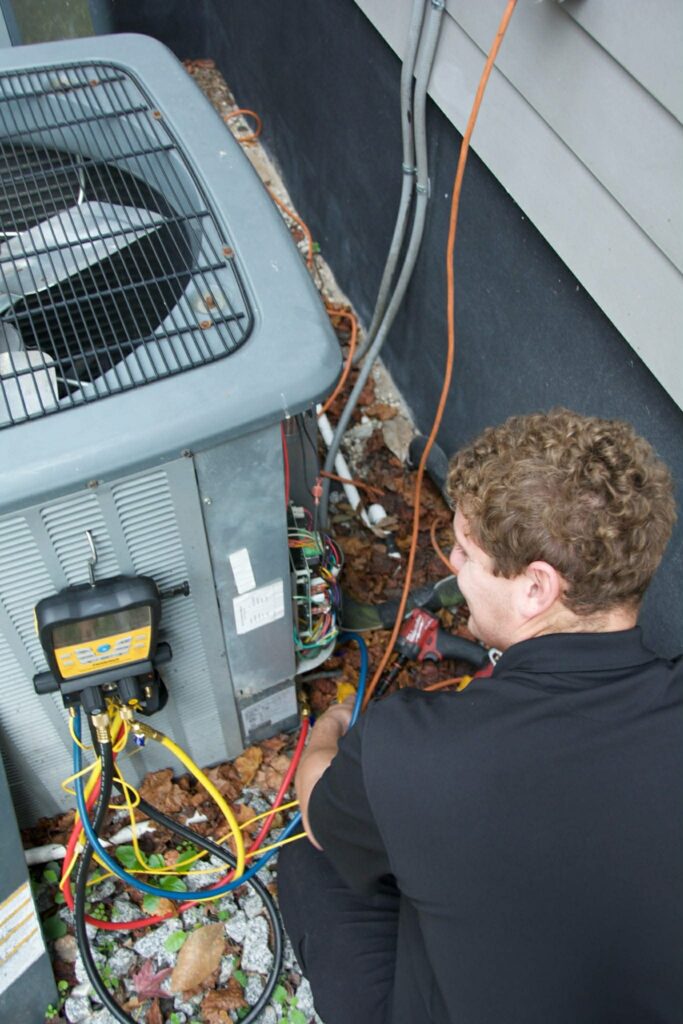 central heating installation